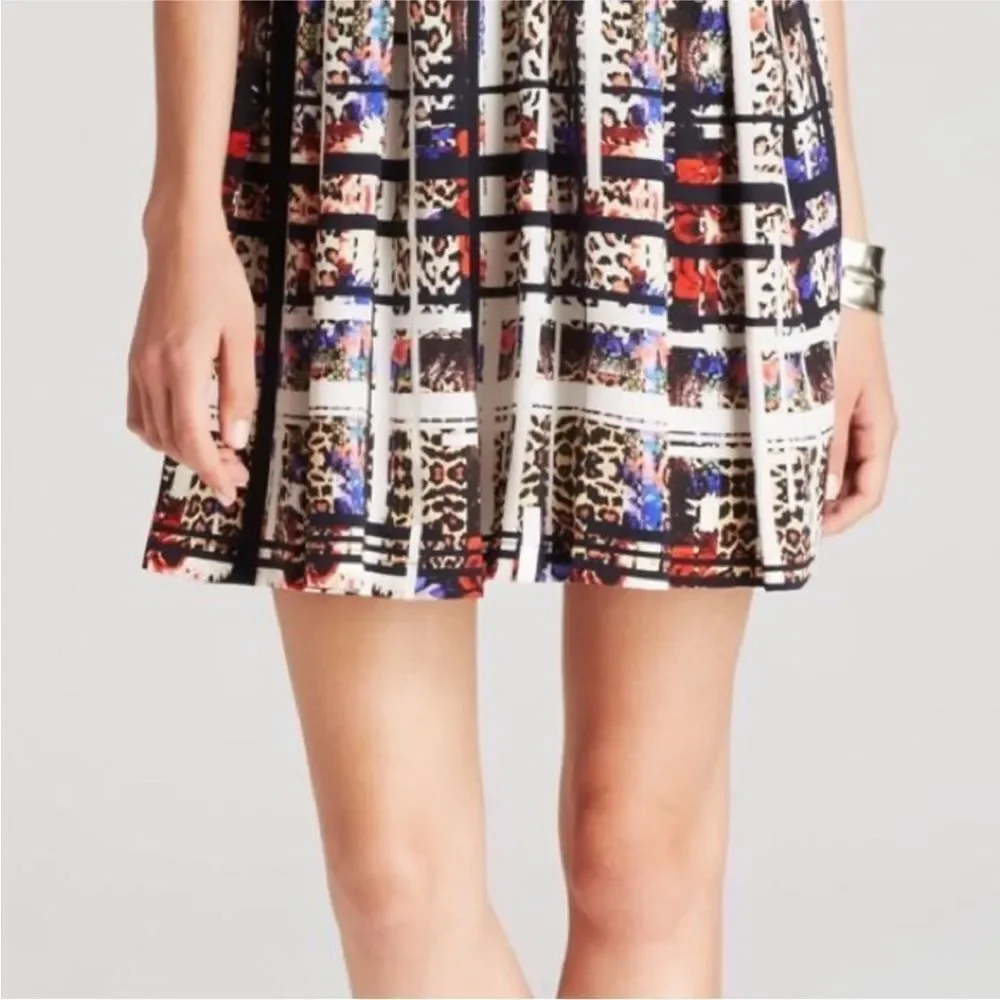 AMANDA UPRICHARD | Champagne Leopard Animal Print Mini Dress Women’s Size P - Picture 3 of 12